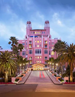 United States, Florida, St Pete Beach, Gulf Of Mexico, Don CeSar Hotel, Pink Palace United States, Florida, St Pete Beach, Gulf Of Mexico, Don CeSar Hotel, Pink Palace