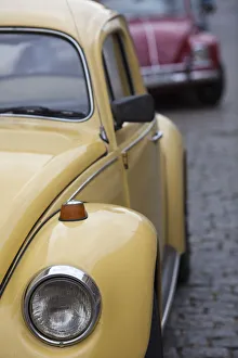 Uruguay, Colonia del Sacramento, VW Beetle car, detail Uruguay, Colonia del Sacramento, VW Beetle car, detail