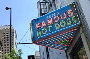 USA, Alabama, Birmingham, Petes Famous Hot Dogs, Neon Sign, 80 Years In Business USA, Alabama, Birmingham, Petes Famous Hot Dogs, Neon Sign, 80 Years In Business