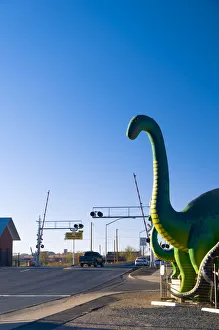 USA, Arizona, Holbrook, Route 66 Dinosaur USA, Arizona, Holbrook, Route 66 Dinosaur