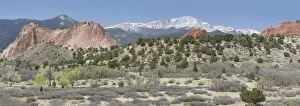 Images Dated 6th May 2014: USA, Colorado, Rockies, Rocky Mountains, Colorado Springs, Garden of the gods, Panorama