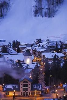 USA, Colorado, Vail, elevated town and resort USA, Colorado, Vail, elevated town and resort