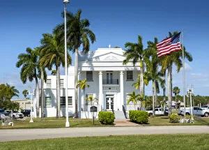 USA, Florida, Everglades City, City Hall, Old Collier County Courthouse, 1926 USA, Florida, Everglades City, City Hall, Old Collier County Courthouse, 1926