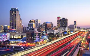 USA, Florida, Orlando, Downtown, Interstate 4 USA, Florida, Orlando, Downtown, Interstate 4