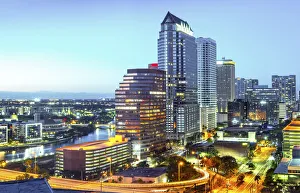 USA, Florida, Tampa, Downtown, Skyline, Hillsborough River USA, Florida, Tampa, Downtown, Skyline, Hillsborough River