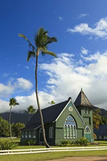 USA, Hawaii, Kauai, Hanalei, Waioli Huiia Church USA, Hawaii, Kauai, Hanalei, Waioli Huiia Church