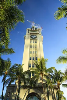 USA, Hawaii, Oahu, Honolulu, Honolulu Harbour, Historic Aloha Tower USA, Hawaii, Oahu, Honolulu, Honolulu Harbour, Historic Aloha Tower