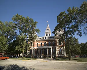 USA, Illinois, Old Route 66, Pontiac, Old Courthouse USA, Illinois, Old Route 66, Pontiac, Old Courthouse
