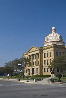 USA, Illinois, Route 66, Lincoln, Logan County Courthouse USA, Illinois, Route 66, Lincoln, Logan County Courthouse