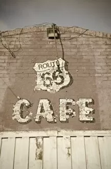 Images Dated 1st October 2007: USA, Illinois, Route 66, Litchfield Route 66 Cafe