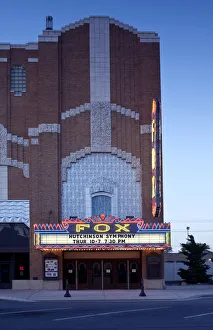 USA, Kansas, Hutchinson, Fox Theatre, State Movie Palace Of USA, Kansas, Marquee Was USA, Kansas, Hutchinson, Fox Theatre, State Movie Palace Of USA, Kansas, Marquee Was