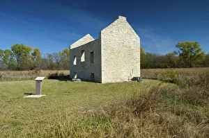 USA, Kansas, Morris County, Council Grove, Flint Hills, US Government Built Huts For USA, Kansas, Morris County, Council Grove, Flint Hills, US Government Built Huts For