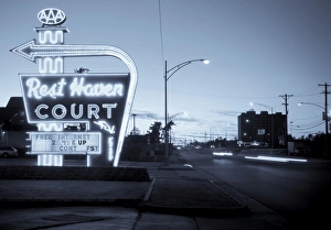 USA, Missouri, Route 66, Springfield, Rest Haven Court Motel USA, Missouri, Route 66, Springfield, Rest Haven Court Motel