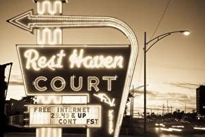USA, Missouri, Route 66, Springfield, Rest Haven Court Motel USA, Missouri, Route 66, Springfield, Rest Haven Court Motel