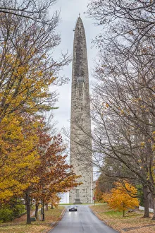 USA, New England, Vermont, Bennington, The Bennington Monument, autumn USA, New England, Vermont, Bennington, The Bennington Monument, autumn
