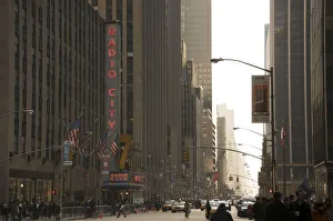 USA, New York City, Manhattan, 6th Sixth Avenue, Radio City Music Hall USA, New York City, Manhattan, 6th Sixth Avenue, Radio City Music Hall