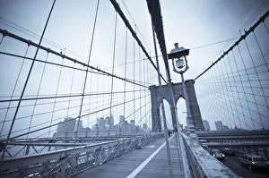 USA, New York City, Manhattan & Brooklyn Bridge USA, New York City, Manhattan & Brooklyn Bridge
