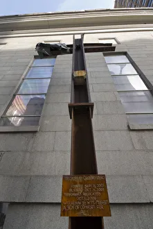 USA, New York City, Manhattan, World Trade Center, The Cross at Ground Zero' USA, New York City, Manhattan, World Trade Center, The Cross at Ground Zero'