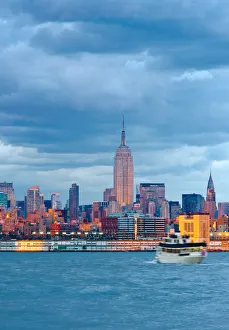 USA, New York, Manhattan, Midtown across the Hudson River USA, New York, Manhattan, Midtown across the Hudson River