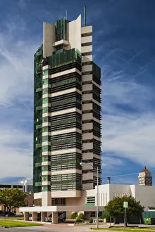 USA, Oklahoma, Bartlesville, Price Tower, only skyscraper designed by Frank Lloyd Wright USA, Oklahoma, Bartlesville, Price Tower, only skyscraper designed by Frank Lloyd Wright