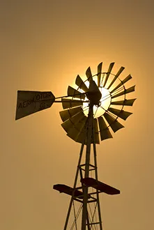 USA, Oklahoma, Route 66, Elk City, National Route 66 Museum, Windpumps USA, Oklahoma, Route 66, Elk City, National Route 66 Museum, Windpumps