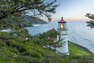 Oregon Coast Print: Heceta Head Light, Yachats