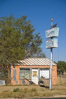 USA, Texas, Route 66, Vega Roadrunner Drive-in USA, Texas, Route 66, Vega Roadrunner Drive-in