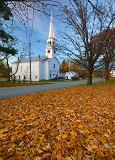 USA, Vermont, Peacham, The Congregational Church USA, Vermont, Peacham, The Congregational Church