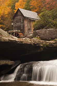 USA, West Virginia, Clifftop, Babcock State Park, The Glade Creek Grist Mill USA, West Virginia, Clifftop, Babcock State Park, The Glade Creek Grist Mill