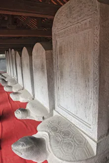 Vietnam, Hanoi, Temple of Literature, The Doctors Steles Vietnam, Hanoi, Temple of Literature, The Doctors Steles