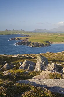 View over Ballyferriter Bay from Clougher Head, Dingle Peninsula, County Kerry, Munster View over Ballyferriter Bay from Clougher Head, Dingle Peninsula, County Kerry, Munster
