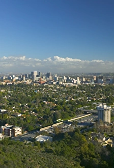 View of Beverly Hills & Westwood, Los Angeles, California, USA View of Beverly Hills & Westwood, Los Angeles, California, USA