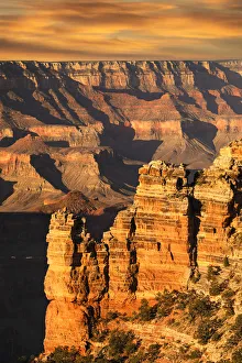 View from Cape Royal at sunrise, North Rim, Grand Canyon National Park, Arizona, USA View from Cape Royal at sunrise, North Rim, Grand Canyon National Park, Arizona, USA