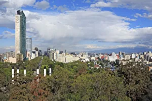 View from Chapultepec castle, Mexico City, Mexico View from Chapultepec castle, Mexico City, Mexico