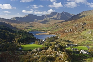 View to Llynnau Mymbyr and Mt Snowdon Print, North Wales Landscape