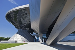 View of the main entrance to BMW Welt (BMW World), a multi-functional customer experience View of the main entrance to BMW Welt (BMW World), a multi-functional customer experience