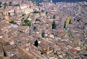 Sicilian Landscape Photography Prints: View over Modica