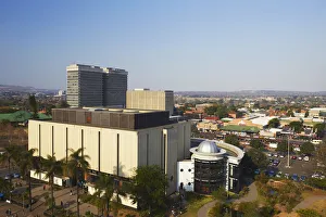 View of public library and downtown Pietermaritzburg, KwaZulu-Natal, South Africa View of public library and downtown Pietermaritzburg, KwaZulu-Natal, South Africa