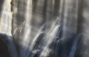 Detail of a Waterfall at Plitvice lakes at autumn, PlitviAAka jezera National Park Detail of a Waterfall at Plitvice lakes at autumn, PlitviAAka jezera National Park