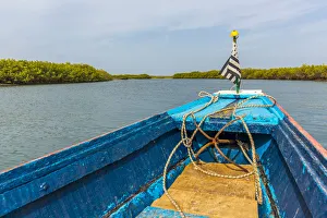 Westafrica, Senegal, Sine-Saloum-Delta. Excursion with a fishing boat Westafrica, Senegal, Sine-Saloum-Delta. Excursion with a fishing boat
