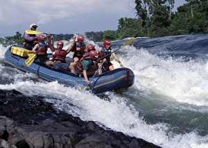 White-Water rafting can be arranged on the Victoria White-Water rafting can be arranged on the Victoria