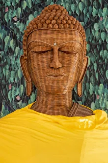 Wicker Buddha statue in Buddha statue in Shwedagon Pagoda, Yangon, Myanmar Wicker Buddha statue in Buddha statue in Shwedagon Pagoda, Yangon, Myanmar