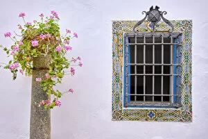 Viana Collection: Window in the Patio de los Jardineros, Palacio de Viana, a 14th century palace
