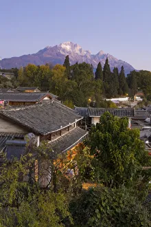 Yulong Xueshan Mountain & Old Town of Lijiang, Yunnan Province, China Yulong Xueshan Mountain & Old Town of Lijiang, Yunnan Province, China
