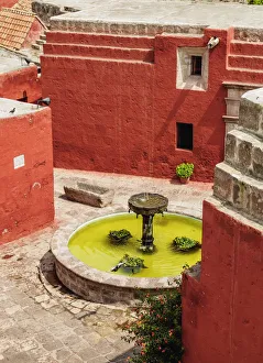Arequipa Peru Prints: Zocodober Square, elevated view, Santa Catalina Monastery, Arequipa, Peru
