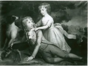 Animal Prints: Jonathan and Mark Walker Print of Ferham Hilton Animals Oil on Canvas
