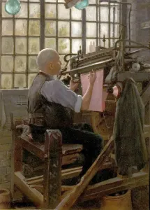 Notable Artists From Nottingham UK Prints: The Stockinger