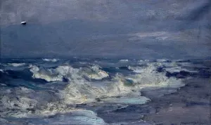 Wind and Rain Print: Oil on Canvas Reproduction
