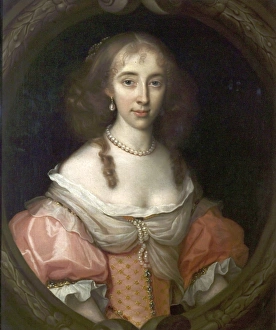 Magdalen Aston, Lady Burdett - John Michael Wright Magdalen Aston, Lady Burdett - John Michael Wright