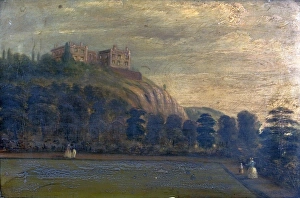 Nottingham Castle from the Park Bowling Green Nottingham Castle from the Park Bowling Green